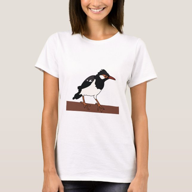 Camiseta Pájaro Miná Pío Indio  (Anverso)