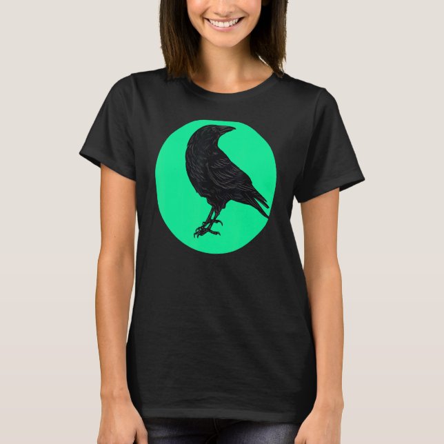Camiseta Pájaro Minimalista de pájaro (Anverso)