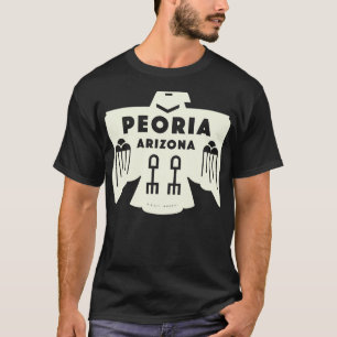 Camiseta Pájaro nativo americano Peoria Arizona Tan