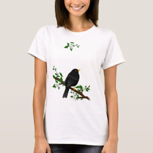 Camiseta Pájaro negro