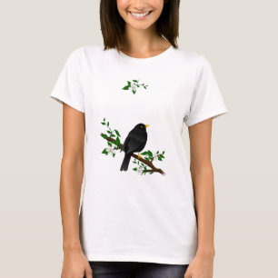 Camiseta Pájaro negro