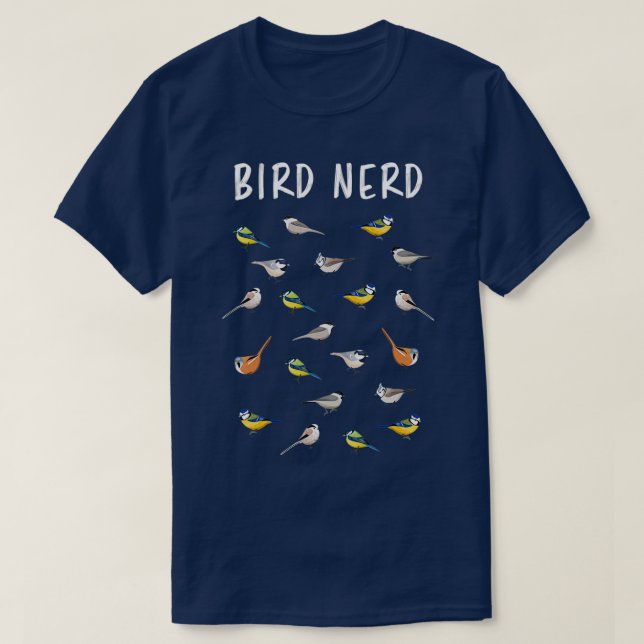 Camiseta Pájaro Nerd (Diseño del anverso)