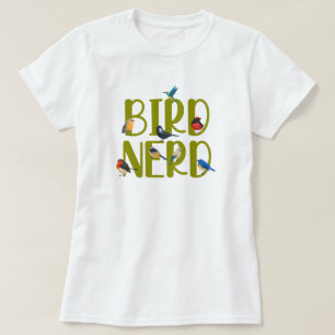 Camiseta Pájaro Nerd Observación de Aves