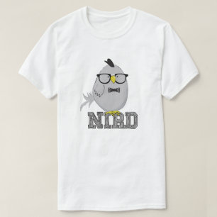 Camiseta Pájaro Nerdo Adorable