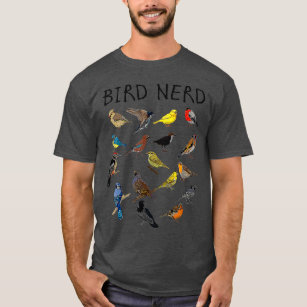 Camiseta Pájaro Nerón Diferentes Tipos de Regalo de Aves Cu