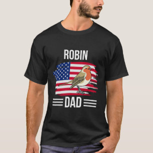 Camiseta Pájaro Nos Bandera 4 De Julio Día Del Padre Robin