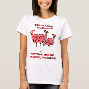 CAMISETA ¡PÁJARO OFICIAL MADISON WISC DE LOS FLAMENCOS DE