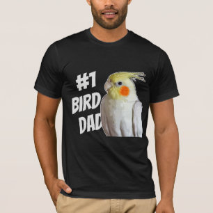 Camiseta Pájaro papá Cockatiel número uno padre de pájaro g