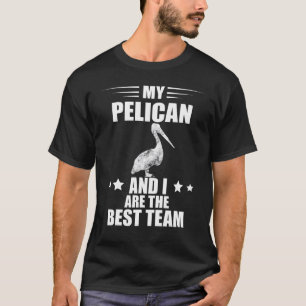 Camiseta Pájaro Pelícano Y Yo Mejor Pájaro Tropical Animal 