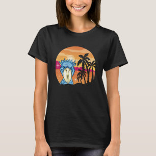 Camiseta Pájaro Pico de Zapato Verano Atardecer Pájaro Maya