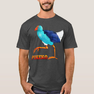 Camiseta Pájaro Pukeko de Nueva Zelanda