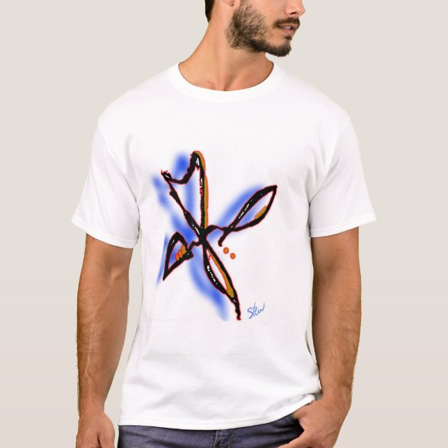 Camiseta pájaro que cae (Anverso)
