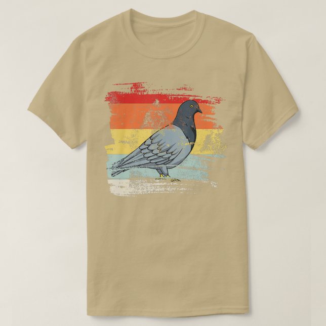 Camiseta Pájaro retro (Diseño del anverso)