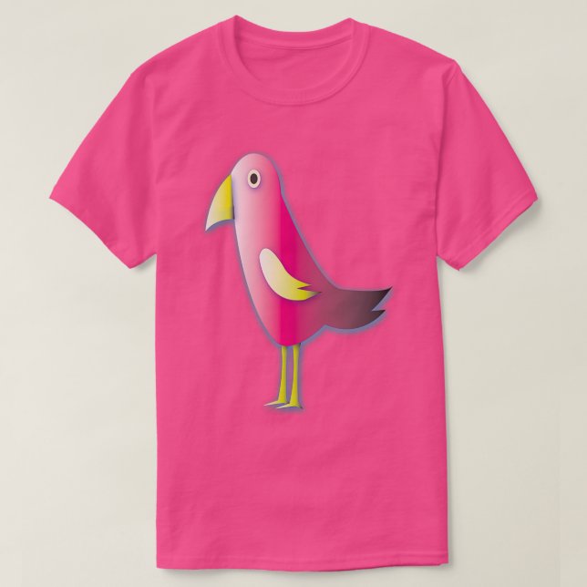 Camiseta Pájaro rojo (Diseño del anverso)