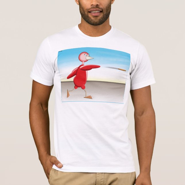 Camiseta Pájaro rojo (Anverso)