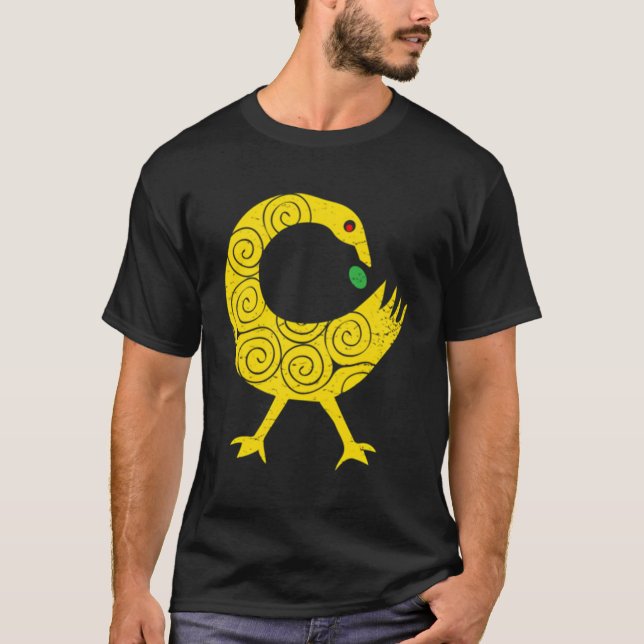 Camiseta Pájaro Sankofa (Anverso)