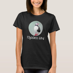 Camiseta Pájaro Sin Vuelo De Búfar Volando El Pájaro Pero A