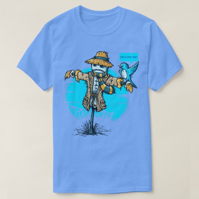 Camiseta Pájaro social (Diseño del anverso)