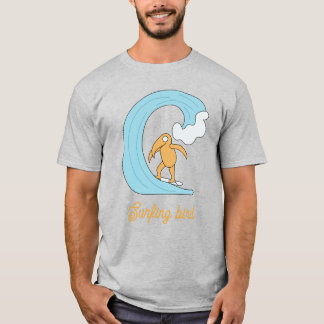 Camiseta Pájaro surfeando