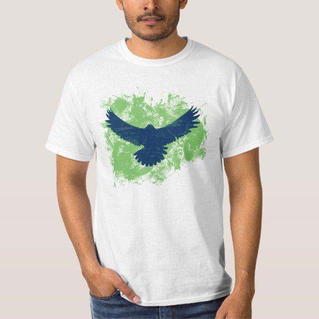 Camiseta Pájaro Swooping de Seahawk para el juego (Anverso)