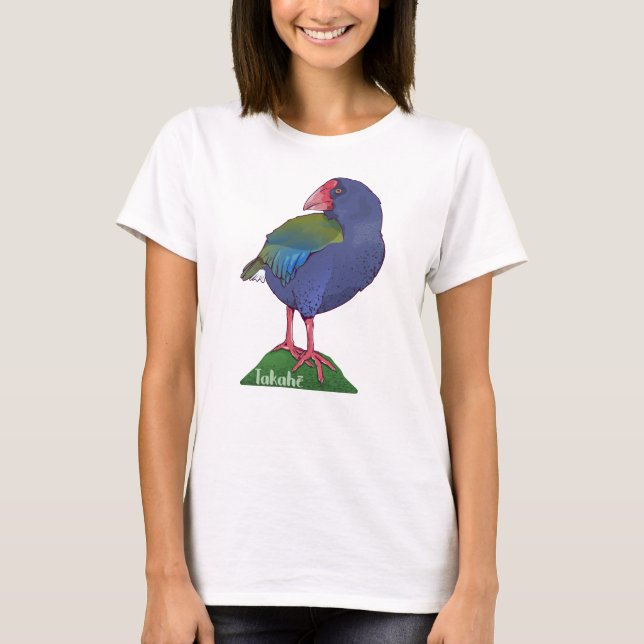 Camiseta Pájaro Takahe NZ (Anverso)