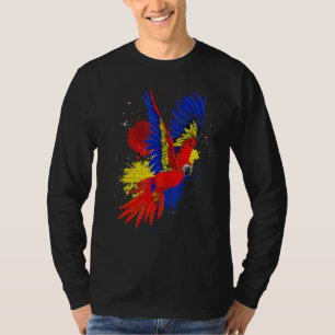Camiseta Pájaro Tropical Animal de la Selva Observación de