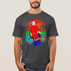 Camiseta Pájaro Tropical Macaw Ave Loro