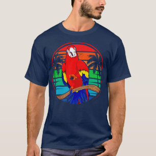 Camiseta Pájaro Tropical Macaw Ave Loro