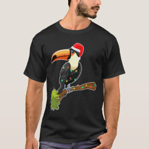 Camiseta Pájaro Tropical Verano Hawaiano Tucán Navidad En