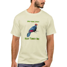 Pájaro violeta de Turaco