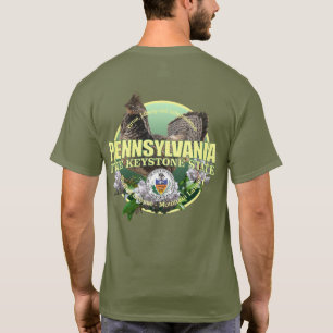 Camiseta Pájaro y flor del estado de Pennsylvania