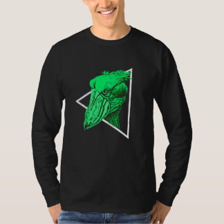 Camiseta Pájaro zapatero animal colorido 28