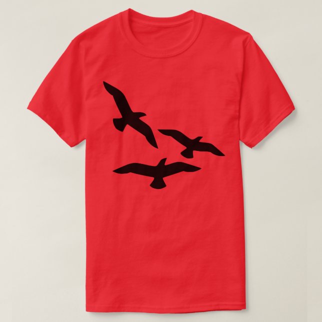 Camiseta pájaros 1 (Diseño del anverso)