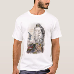 Camiseta Pájaros adultos de Gould del halcón de Islandia
