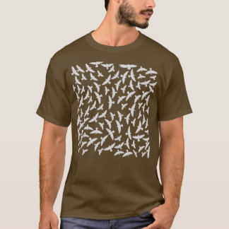 Camiseta pájaros blancos