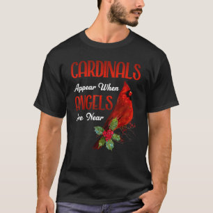 Camiseta Pájaros Cardinales Impresionantes Aparecen Cuando