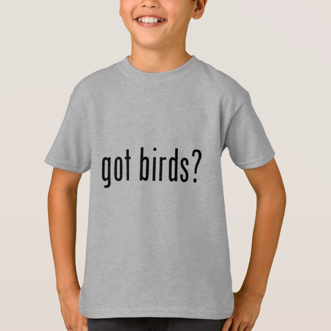 Camiseta ¿pájaros conseguidos? (Anverso)