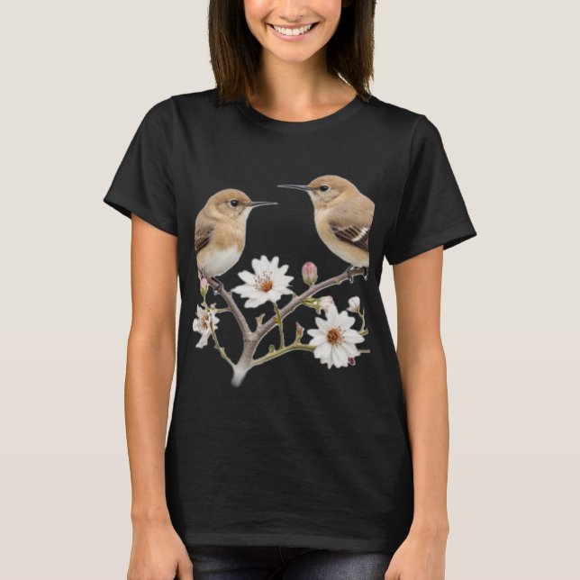 Camiseta pájaros de jardín (Anverso)