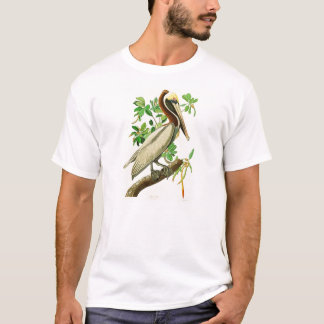 Camiseta Pájaros de John James Audubon del pelícano de