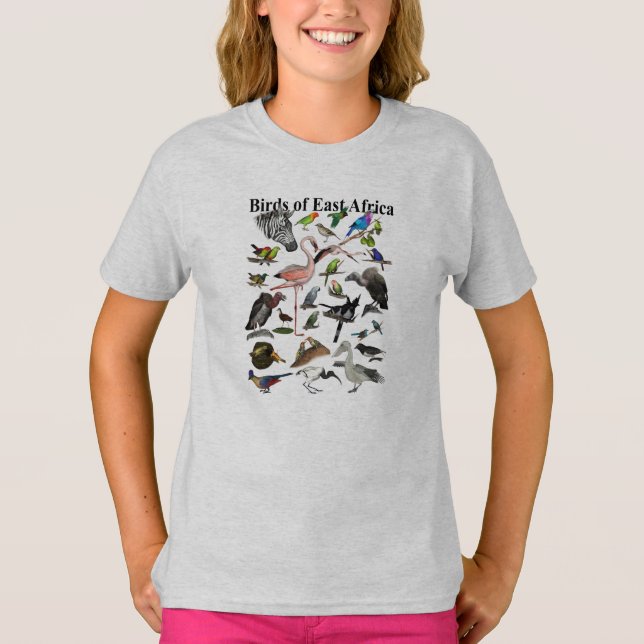 Camiseta Pájaros de la África del Este (Anverso)
