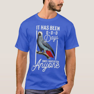 Camiseta Pájaros de loro gris africano