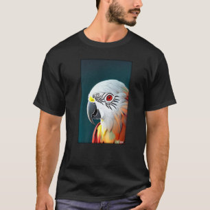 Camiseta Pájaros de loro Pájaros de aves silvestres de Maca