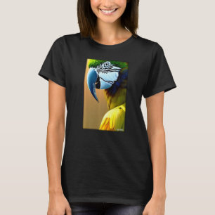 Camiseta Pájaros de loro Pájaros de aves silvestres de Maca