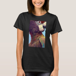 Camiseta Pájaros de loro Pájaros de aves silvestres de Maca