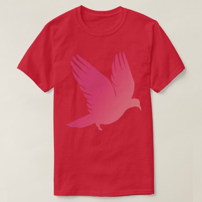 Camiseta Pájaros de paloma (Diseño del anverso)