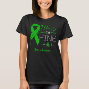 Camiseta Pájaros de pluma Soy la conciencia de Lyme fina