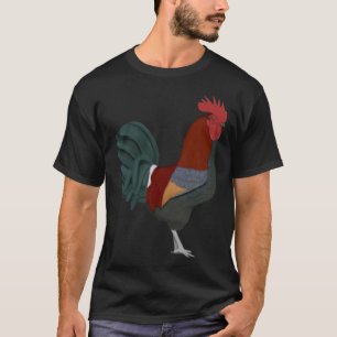 Camiseta Pájaros de pollo de rogalo Aves de Aves de Biolo A