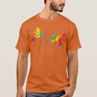 Camiseta Pájaros de tinte y pájaros de avistamiento de aves