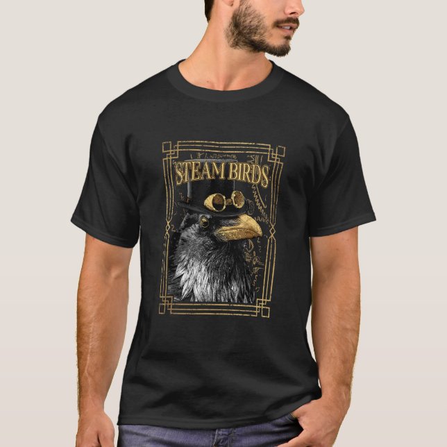 Camiseta Pájaros de vapor (Anverso)