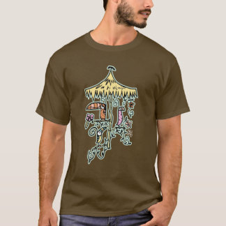 Camiseta Pájaros del sitio de Tiki por Tiki tOny